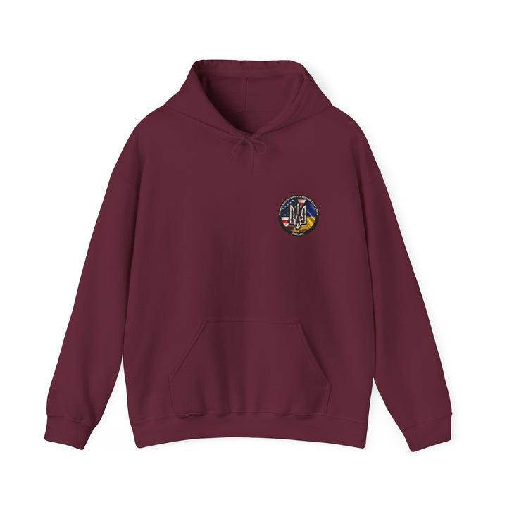 Ukraine Support Hoodie — RDCU US/UKRAINE Design