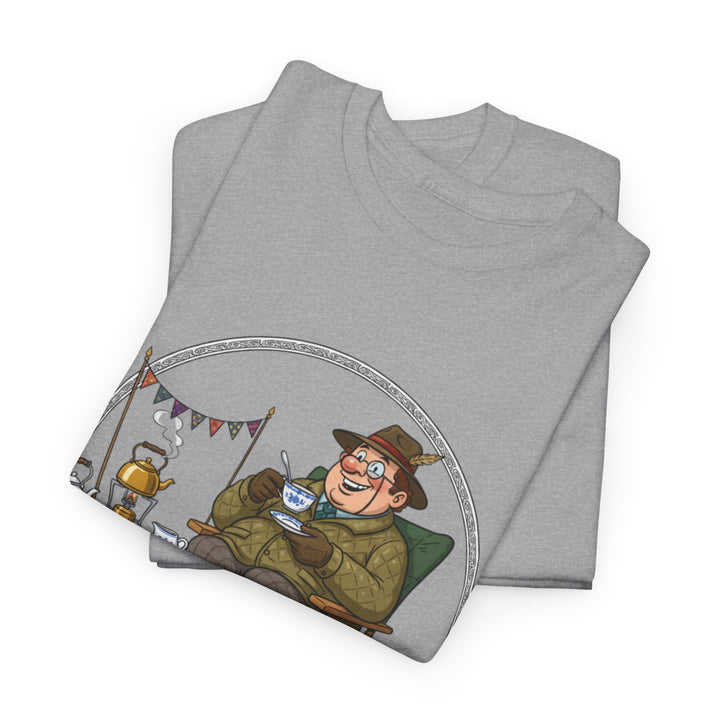 Retro Camping Grandpa Gift T-Shirt — Vintage Mountain Adventure Tee