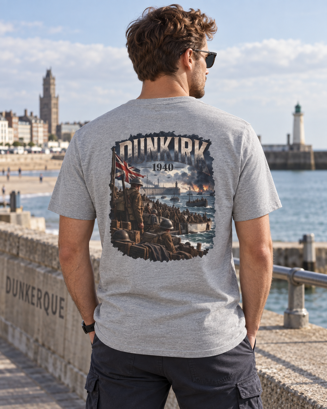 Dunkirk 1940 Evacuation T-Shirt — WW2 Operation Dynamo — Gallus primary hero mockup