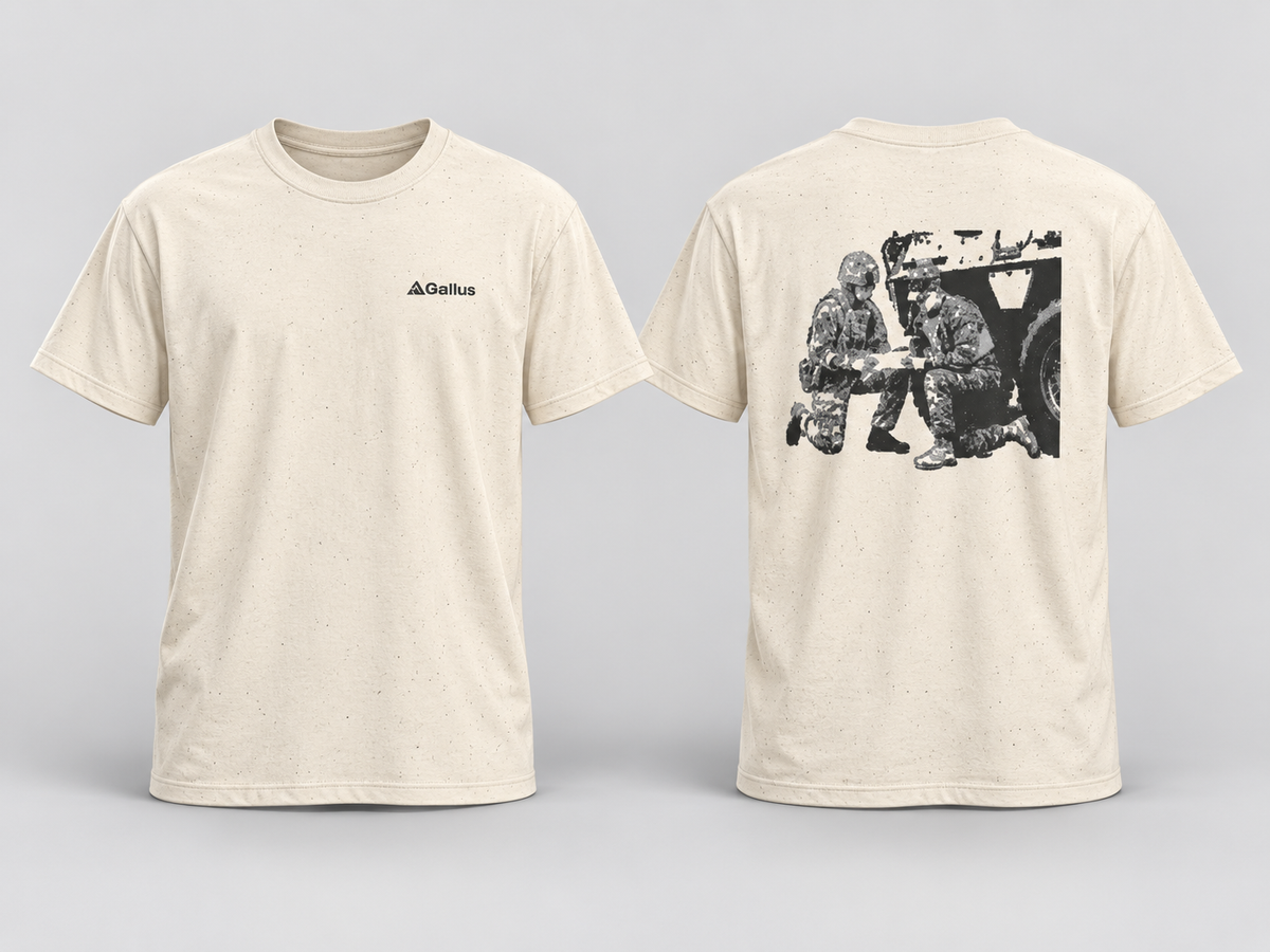 UK & US Allies Together T-Shirt — Transatlantic Partnership — Gallus primary hero mockup