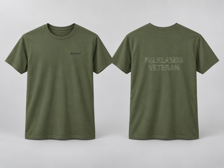 South Atlantic 1982 T-Shirt — Falklands War — Gallus primary hero mockup
