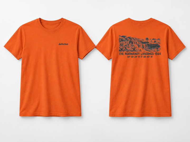 Normandy Landings 6 June 1944 T-Shirt — D-Day — Gallus primary hero mockup