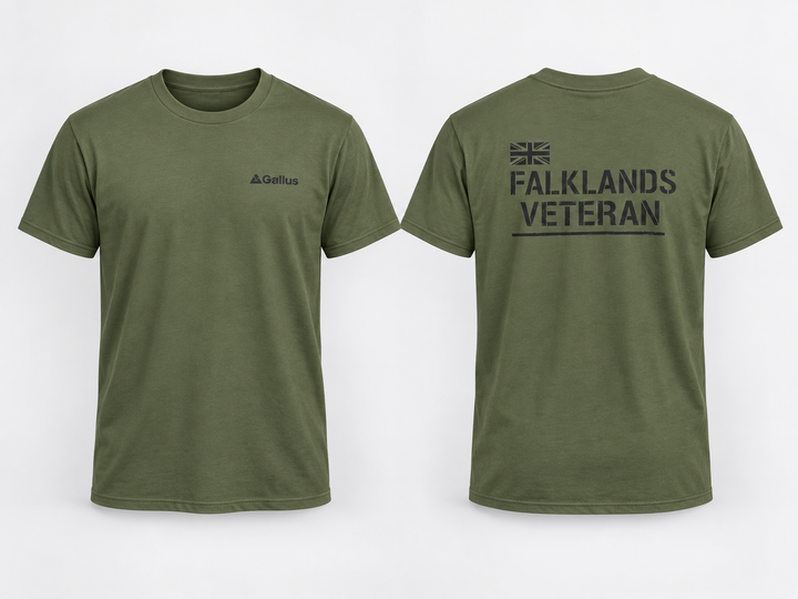 Operation Corporate 1982 T-Shirt — Falklands War — Gallus primary hero mockup