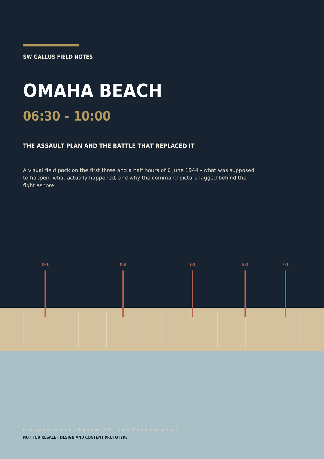 SW Gallus Omaha Beach 06:30–10:00 digital battlefield pack cover